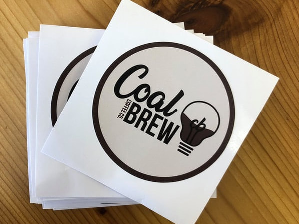 FM Creations Stickers - Coal Brew Coffee in Southeastern Montana
