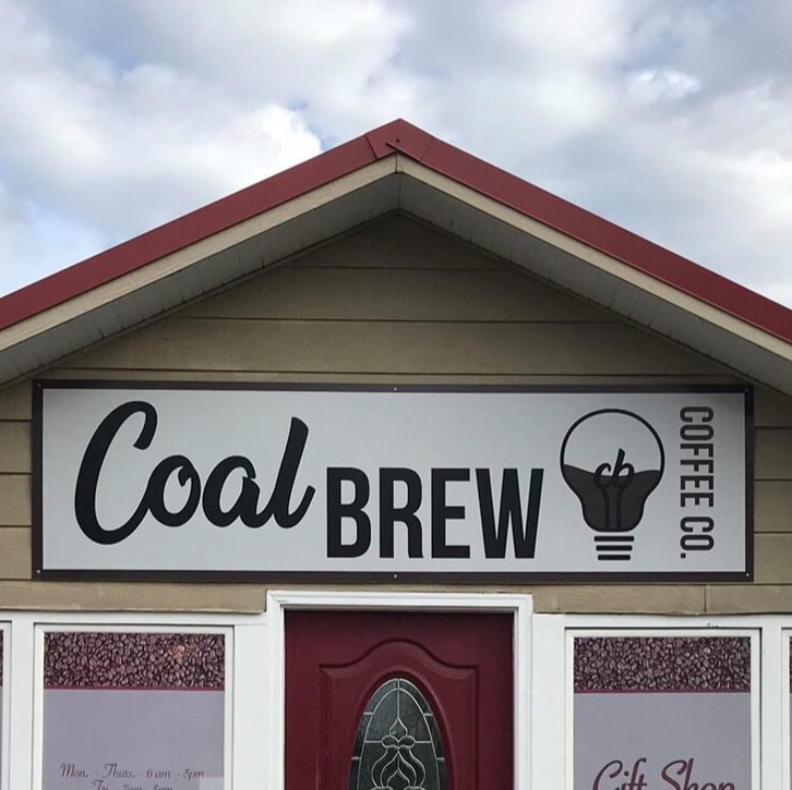 FM Creations Storefront Metal Signs - Coffee Shop in southeastern Montana