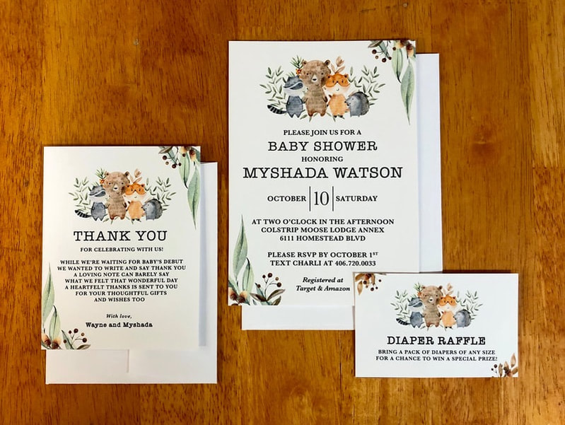 FM Creations Cards & Invitations - Baby Shower in southeastern Montana