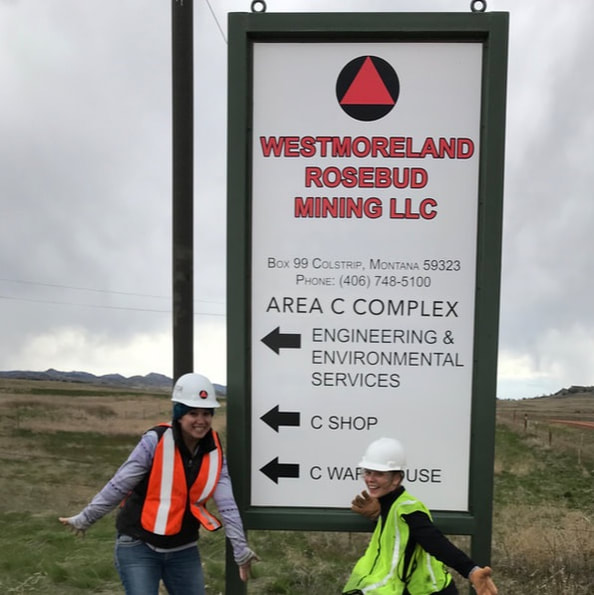 FM Creations Large Metal Signs - Metal Sign Installation at Coal Mine in southeastern Montana