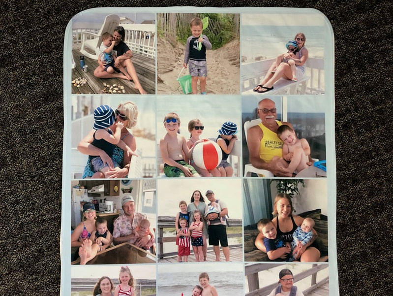 FM Creations Dye-Sublimation - Personalized Photo Blankets on Microfleece